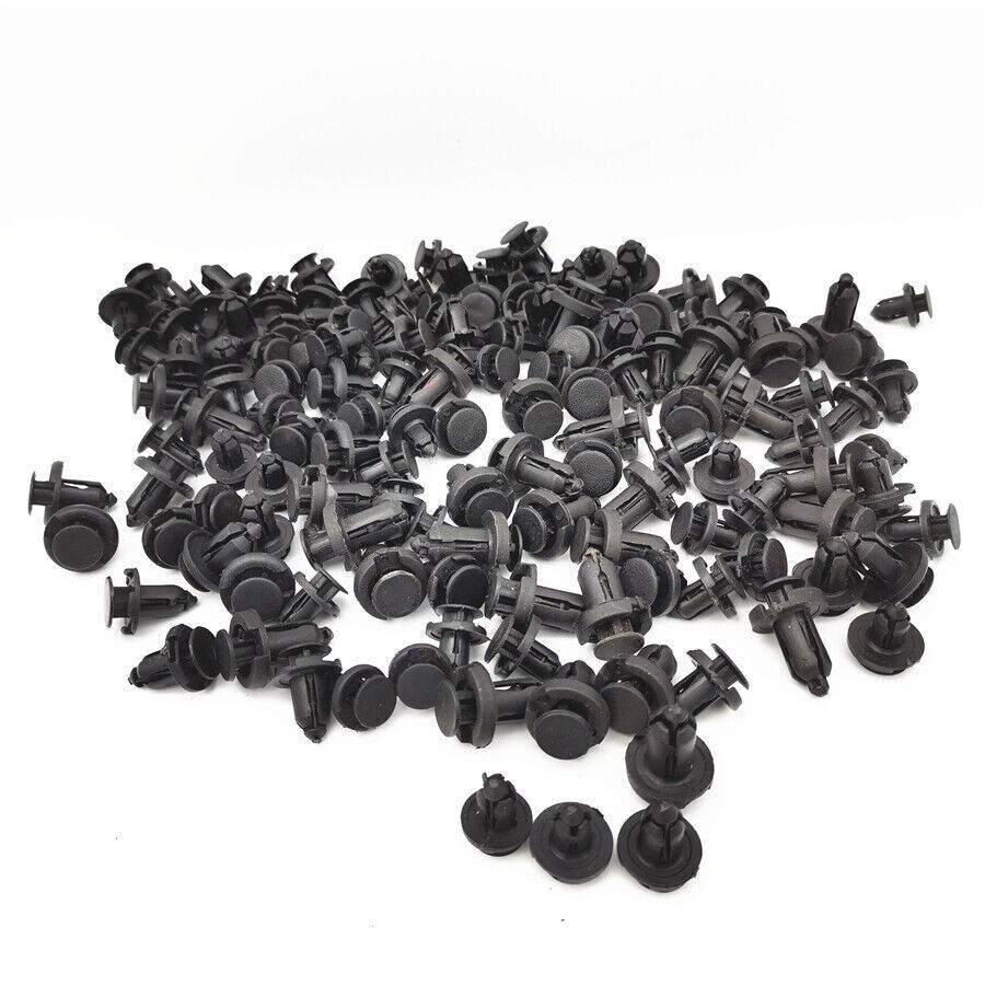 Universal Auto Bumpers Plastic Fasteners Snap Push Screw Rivet Panel Fixings