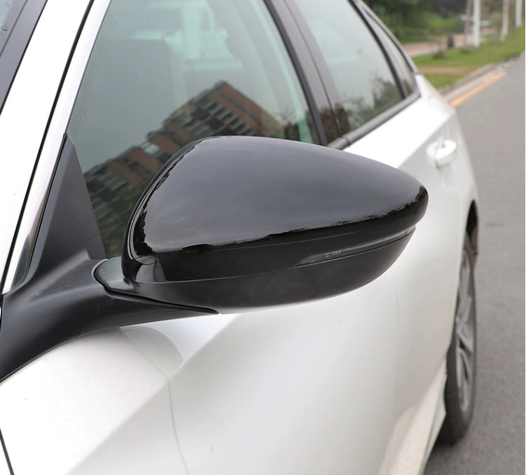 For Honda Accord 2023-2025 Glossy Black Side Rearview Mirror Overlay Cover trim