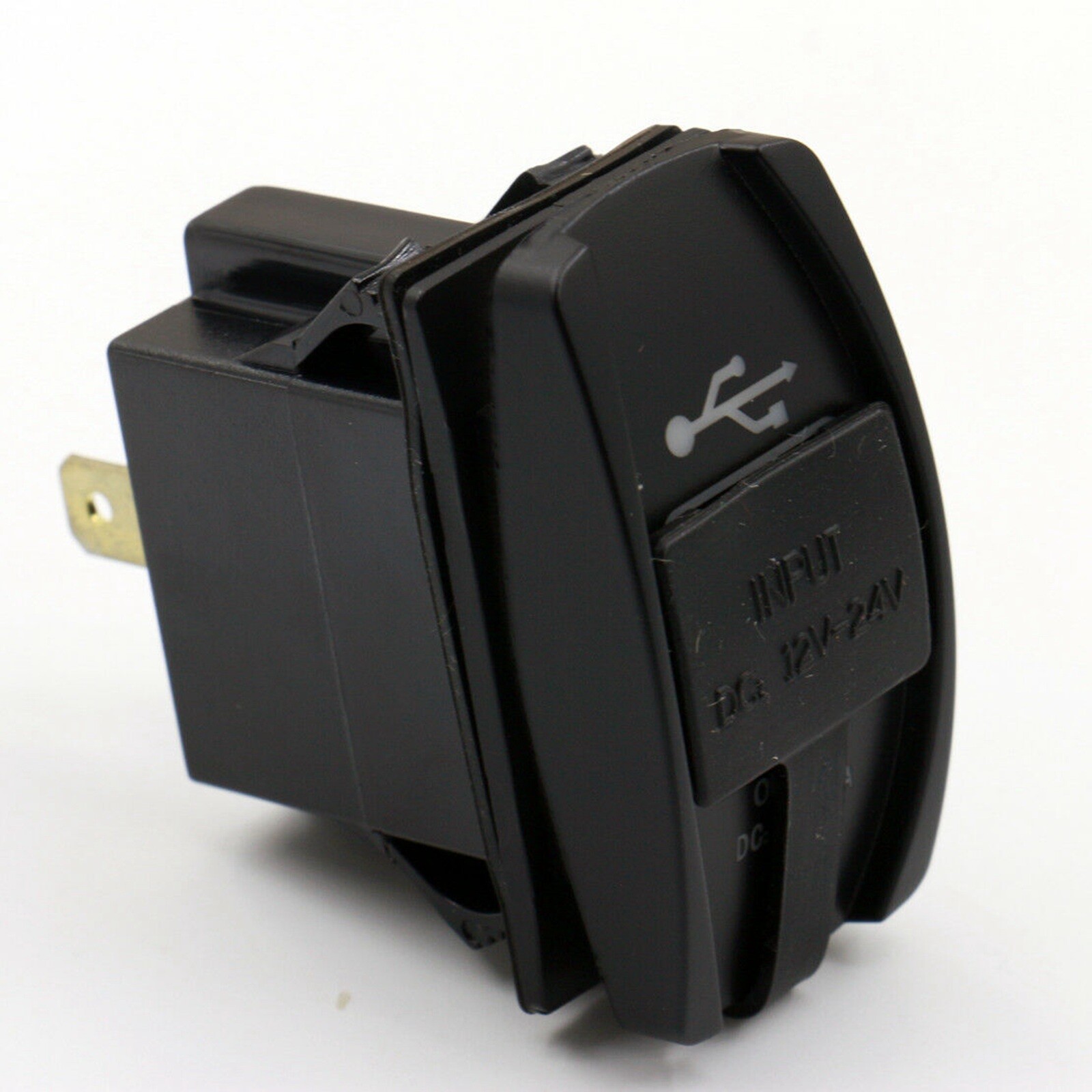 12V/24V 3.1A LED Car Dual USB Phone Charger Port Socket Kits for Power Supply