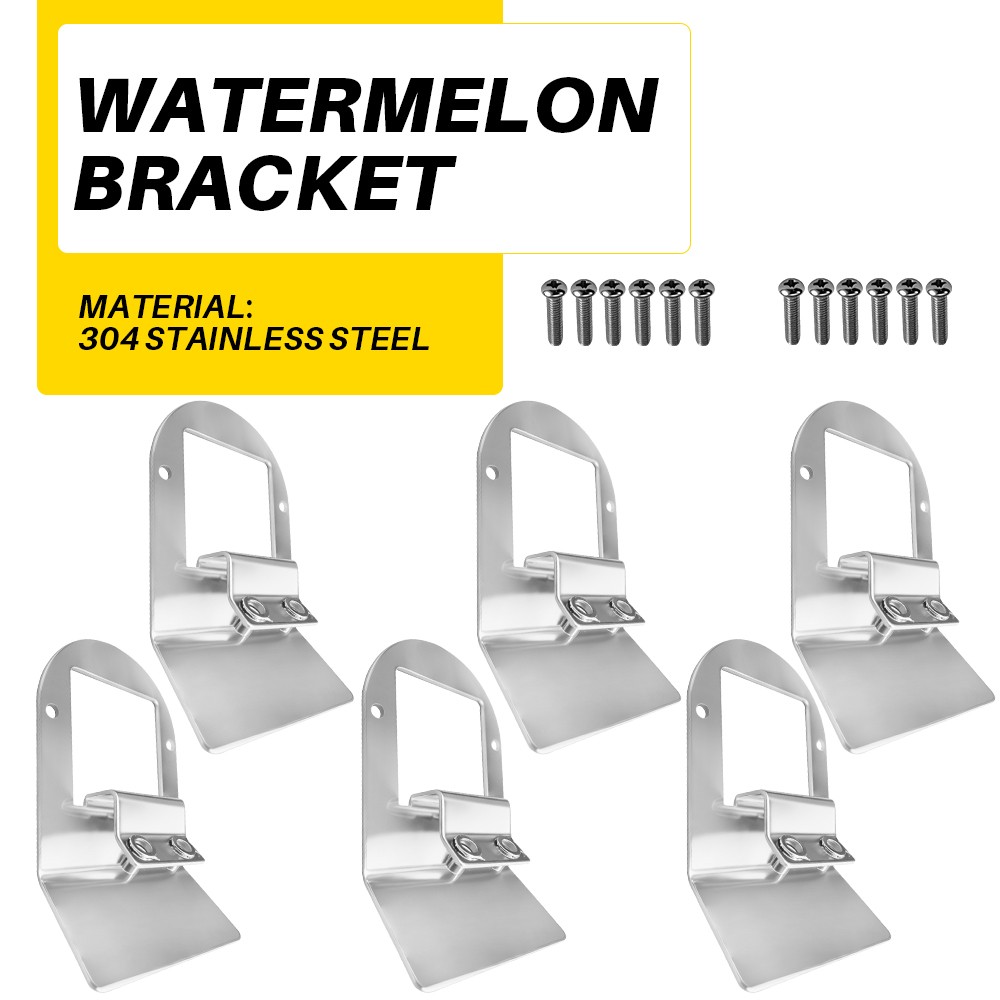 6X High Quality New Stainless Steel Watermelon Light Mounting Brackets For Truck