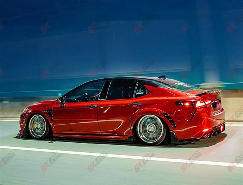 Unpainted ABS Fender Flares Wide Body Exterior For 2018-24 Toyota Camry SE XSE