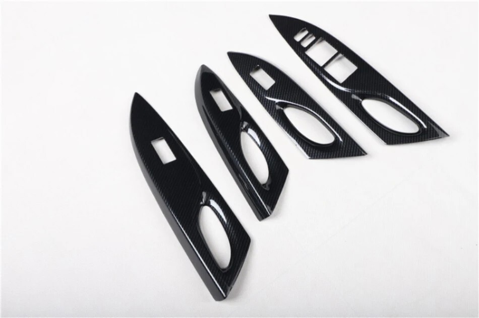 For Toyota Yaris L Vios 2014-2015 ABS Carbon Fiber Interior Gear Steering Wheel
