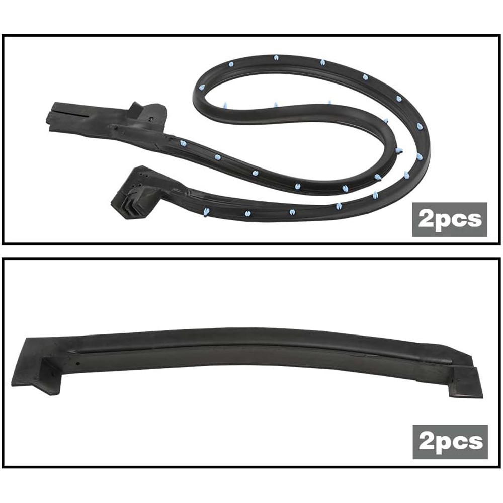 8489GGW For 1984-1989 Corvette C4 Full Weatherstrip Kit Set Weather Strip Seals