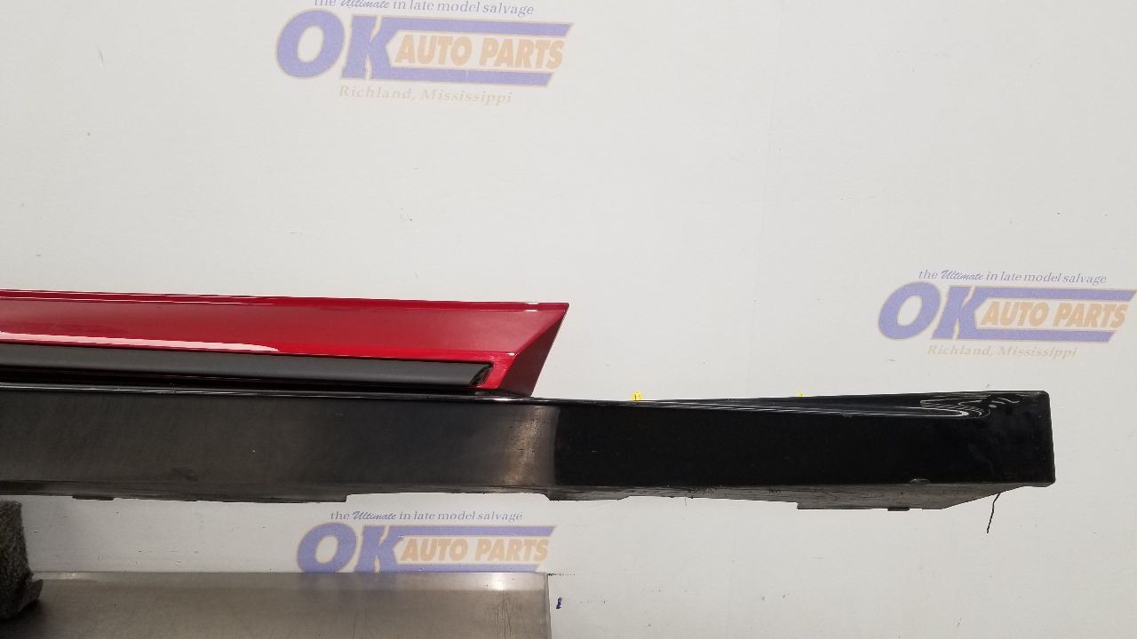 22 CHEVY CAMARO ZL1 COUPE ROCKER PANEL MOLDING SIDE SKIRT RIGHT PASSENGER RED