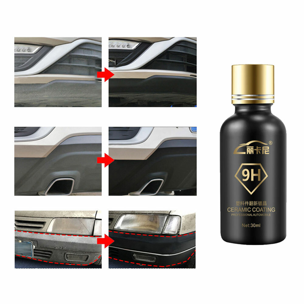 30ML Nano Plated Car Plastic Rubber Refreshing Liquid Anti Aging Care Agent