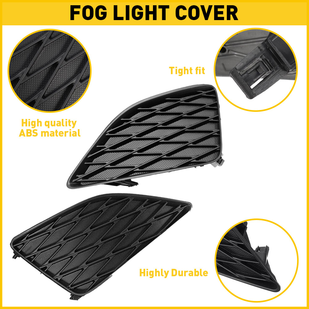 Front Bumper Insert Fog Light Cover Left+Right For 2009-2010 TOYOTA COROLLA EXD