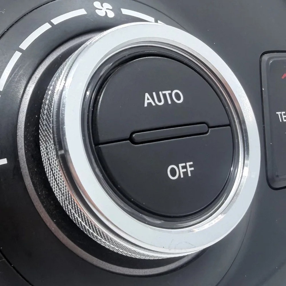 Aluminum Alloy Dashboard AC Knob Trim Ring Fits Fit for Hyundai Ix45 2013-2017