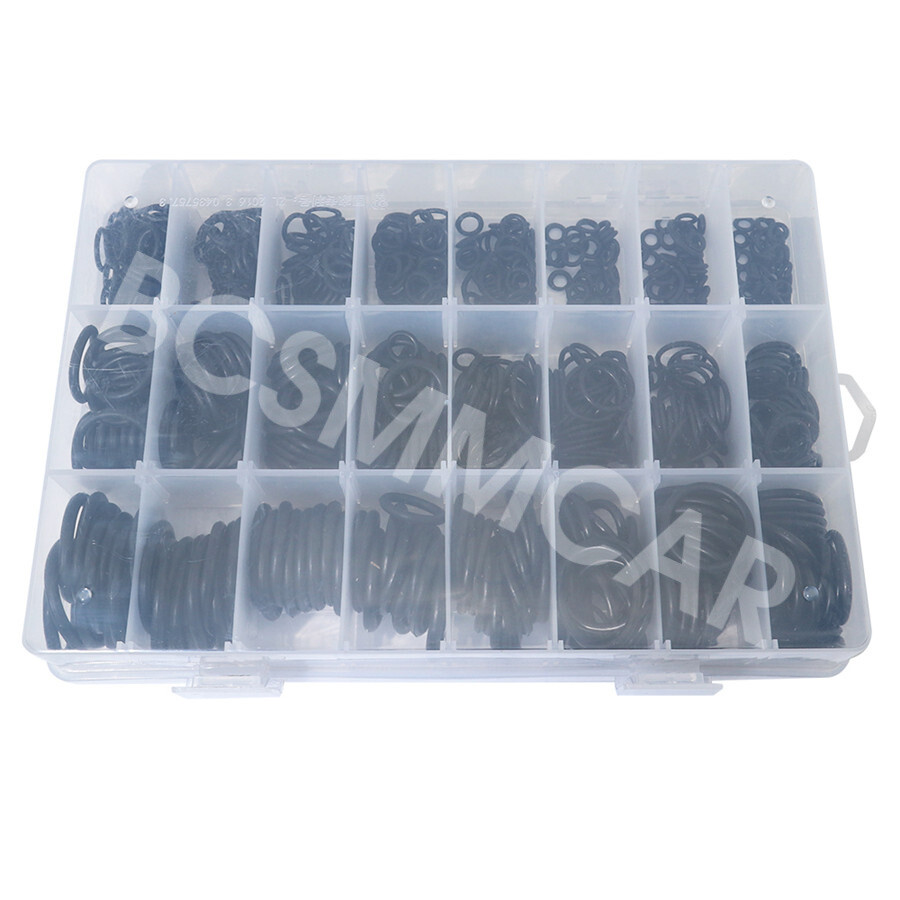 O-Ring Washer Assortment Kit Automotive O Ring Nitrile Silicone Rubber Set 800PC