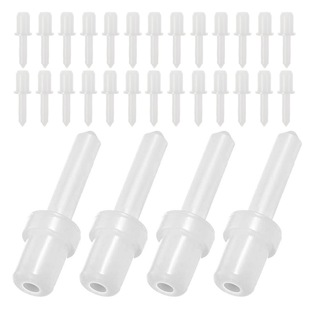 50 Pcs Window Screen Pins Plastic Replacement Kit For Shutter Louvers Repair