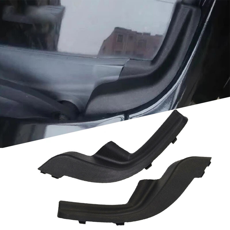 2Pcs Front Wiper Side Cowl Extension Covers Fit For Hyundai Elantra HD 2006-2010