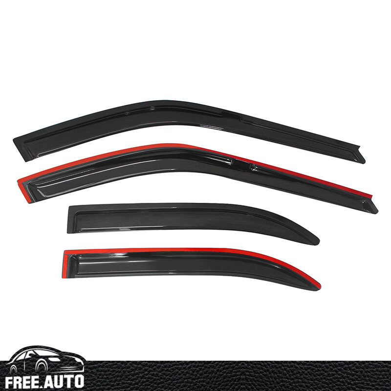 Fits 90-93 Honda Accord Slim Style Acrylic Window Visors 4Pc
