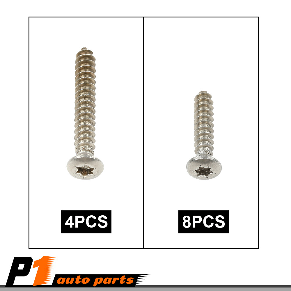 Fit For 82-87 Regal Grand GM 12Pcs HEADLIGHT & BUMPER Bezel Trim Screws Kit