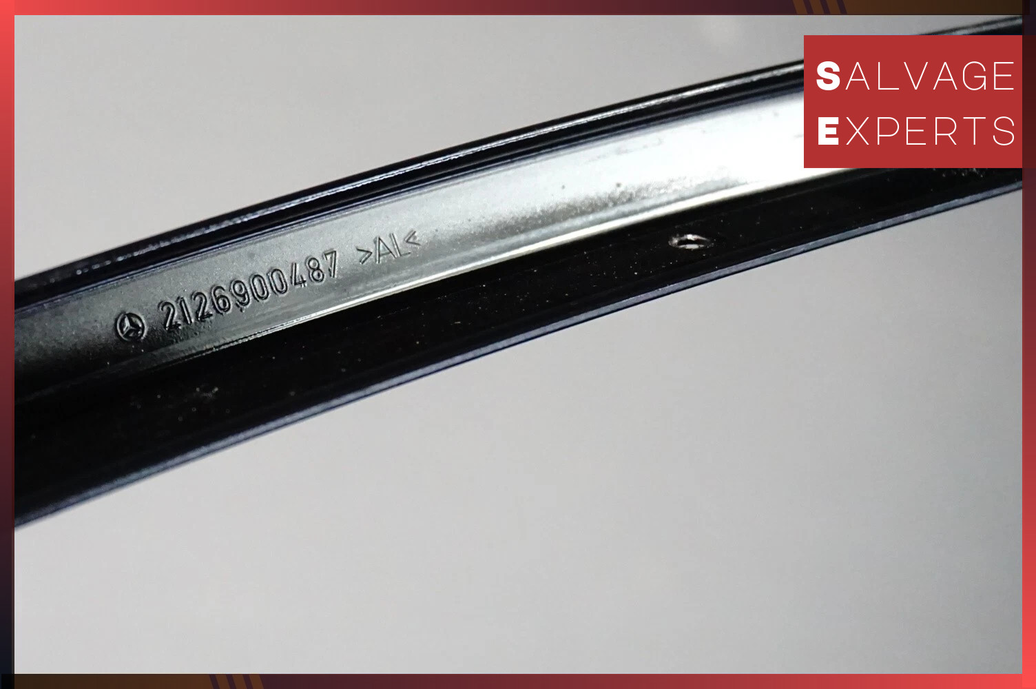 2010-2016 Mercedes W212 E350 E550 Rear Right Exterior B-Pillar Molding Trim OEM