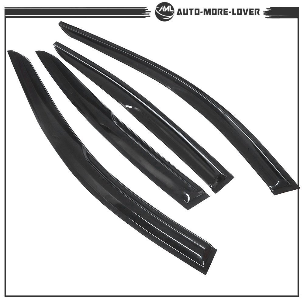 For Acura TL 2009 2010-2013 2014 Window Visors Black 4Pcs Rain Guard Deflector