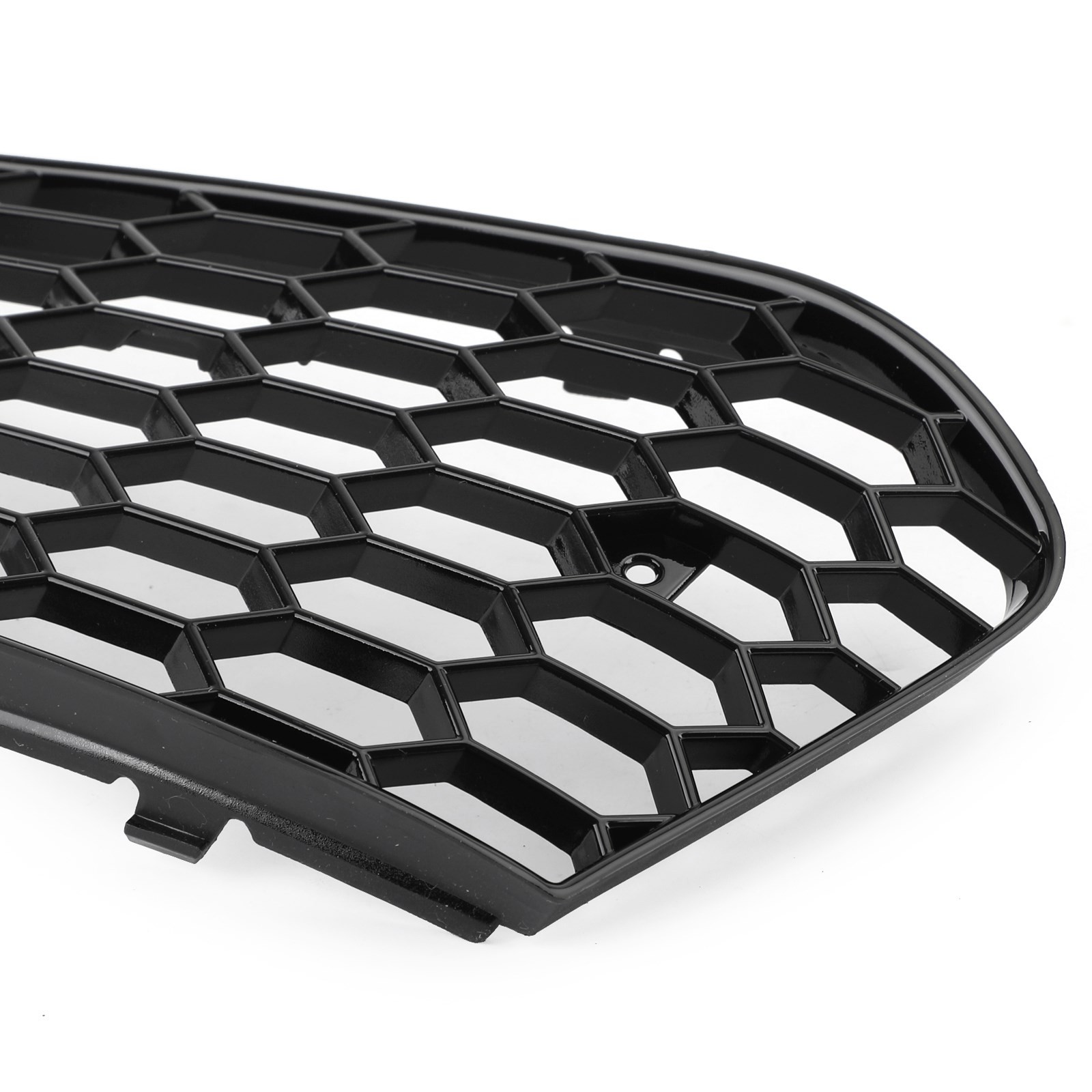 Pair Honeycomb Mesh Fog Light Open Vent Grill Intake Fit Audi A4 B8 2009-2012 #8