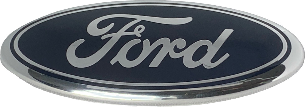💎Logo 7″ Emblem: Navy Blue Oval Badge for Ford Grille or Tailgate ship from us