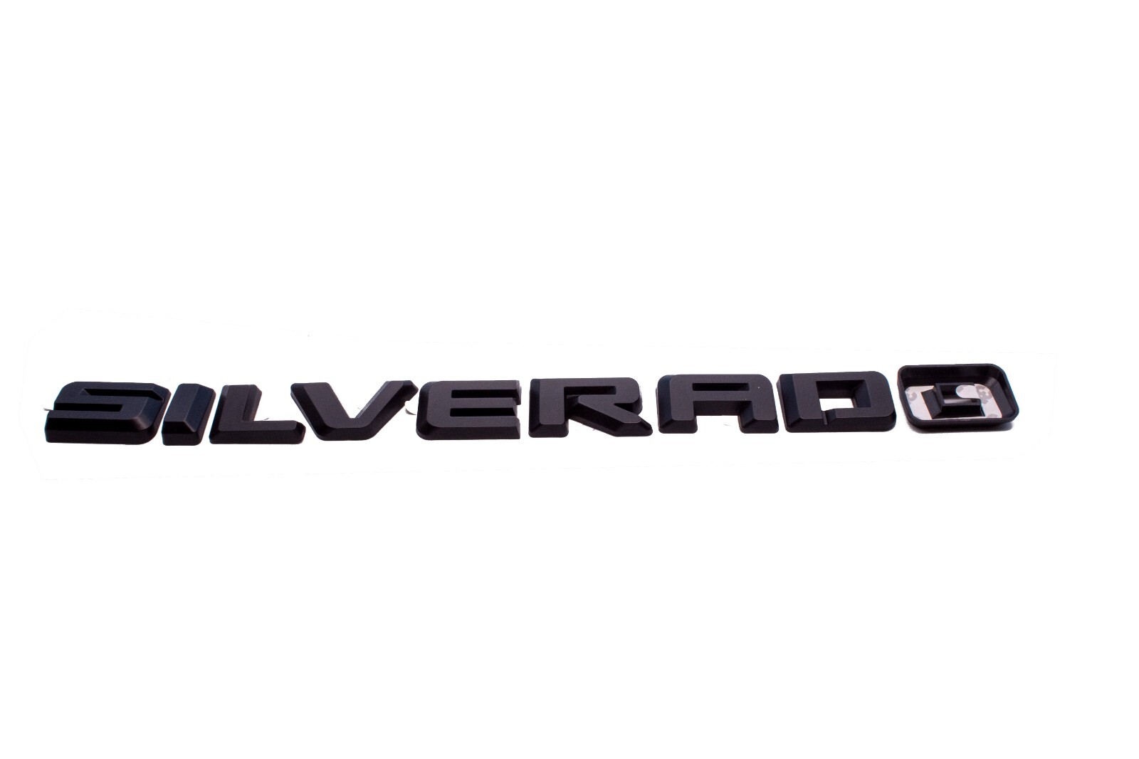 Fit 2019-2025 Matte Black Silverado LT Emblem Nameplate Badge Kit Overlay