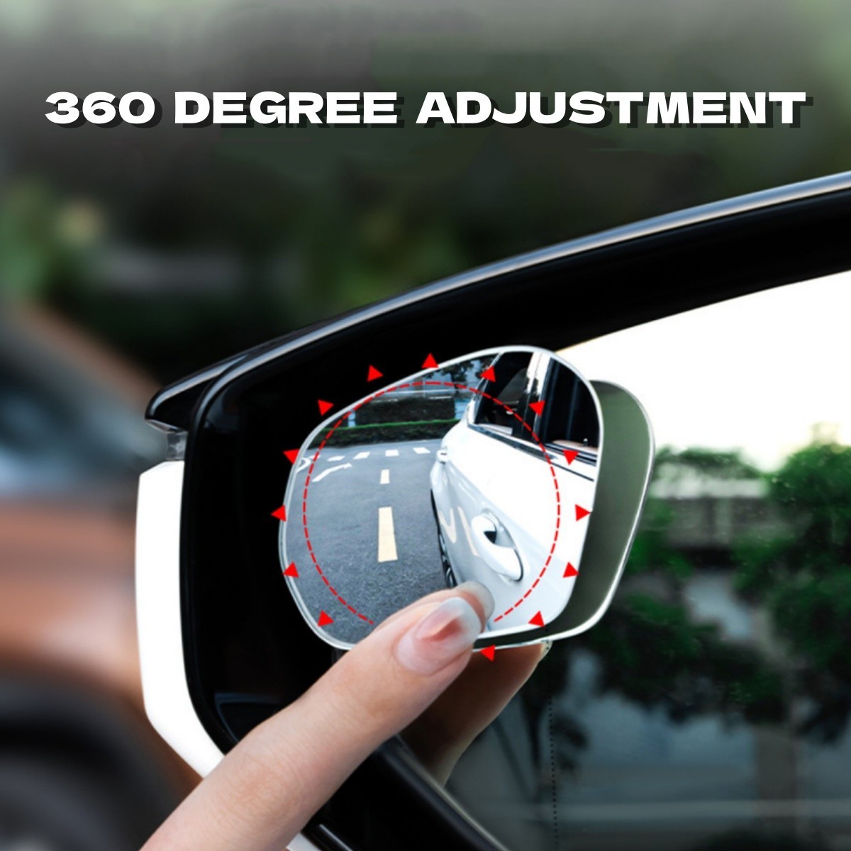 Blind Spot Mirrors 360° Wide Angle Long Design Rear Side View Mirror Car Truck