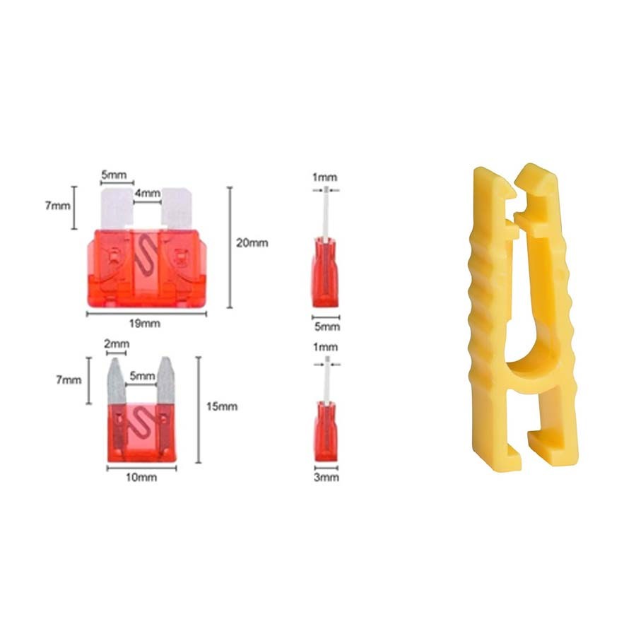 220Pcs Car Fuses Assortment Kit Standard & Mini Blade Fuses For Car SUV RV Truck