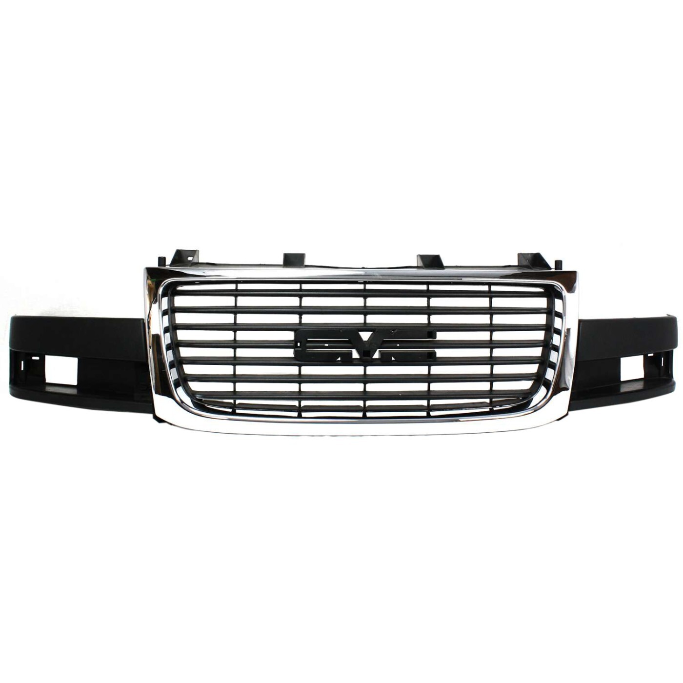 Grille 03-15 For GMC Savana 2500/3500 Chrome Shell w/ Black Insert Composite HL
