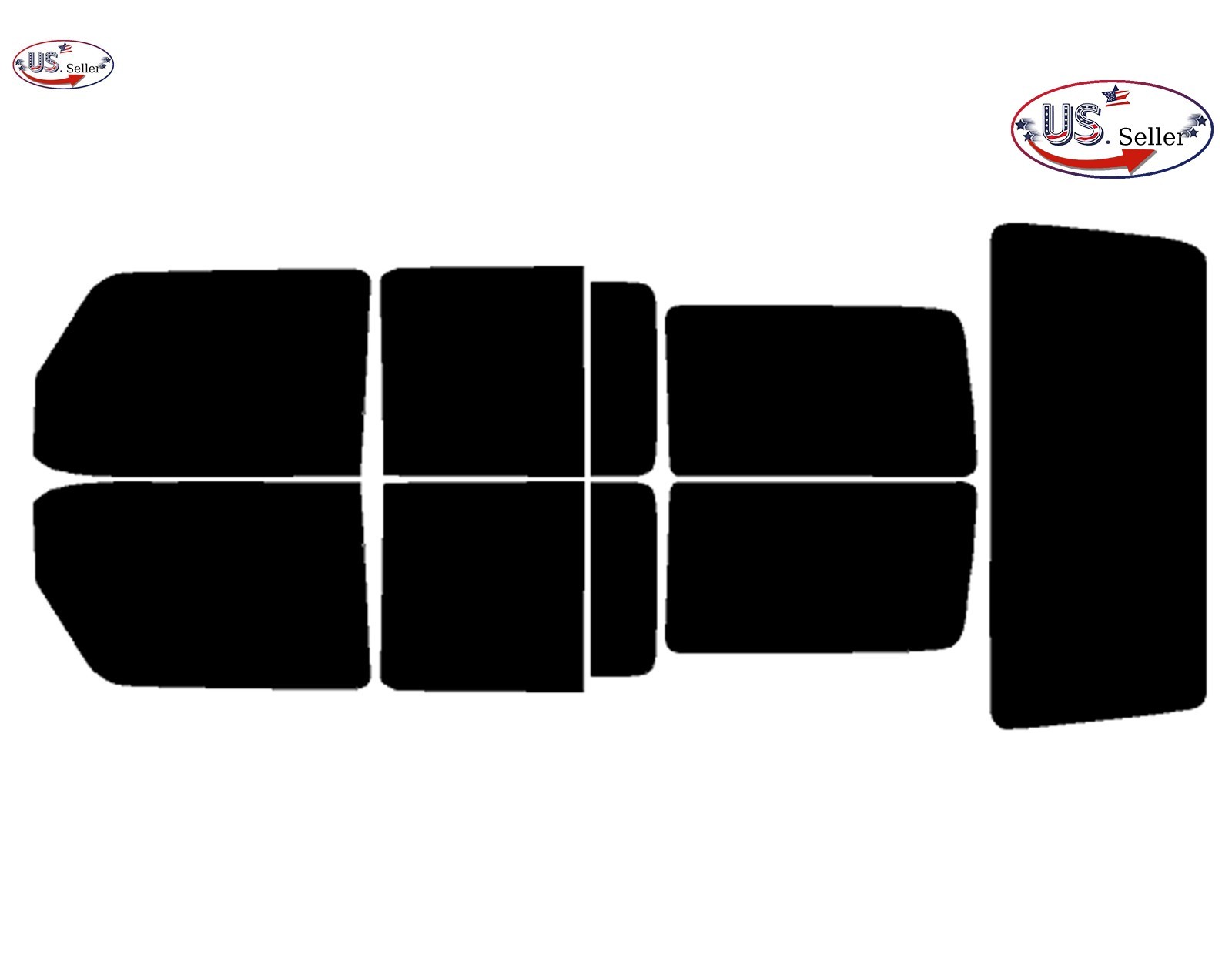 Window Privacy Film PreCut Window Tint 2Ply For 2018-2025 Jeep Wrangler JL 4door