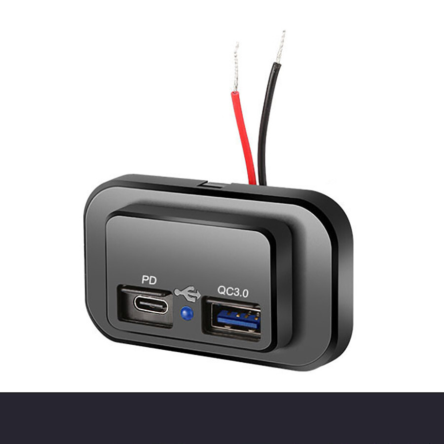 PD USB-C Phone Fast Charge For Car Boat RV Bus Quick Charge Power Adapter Socket