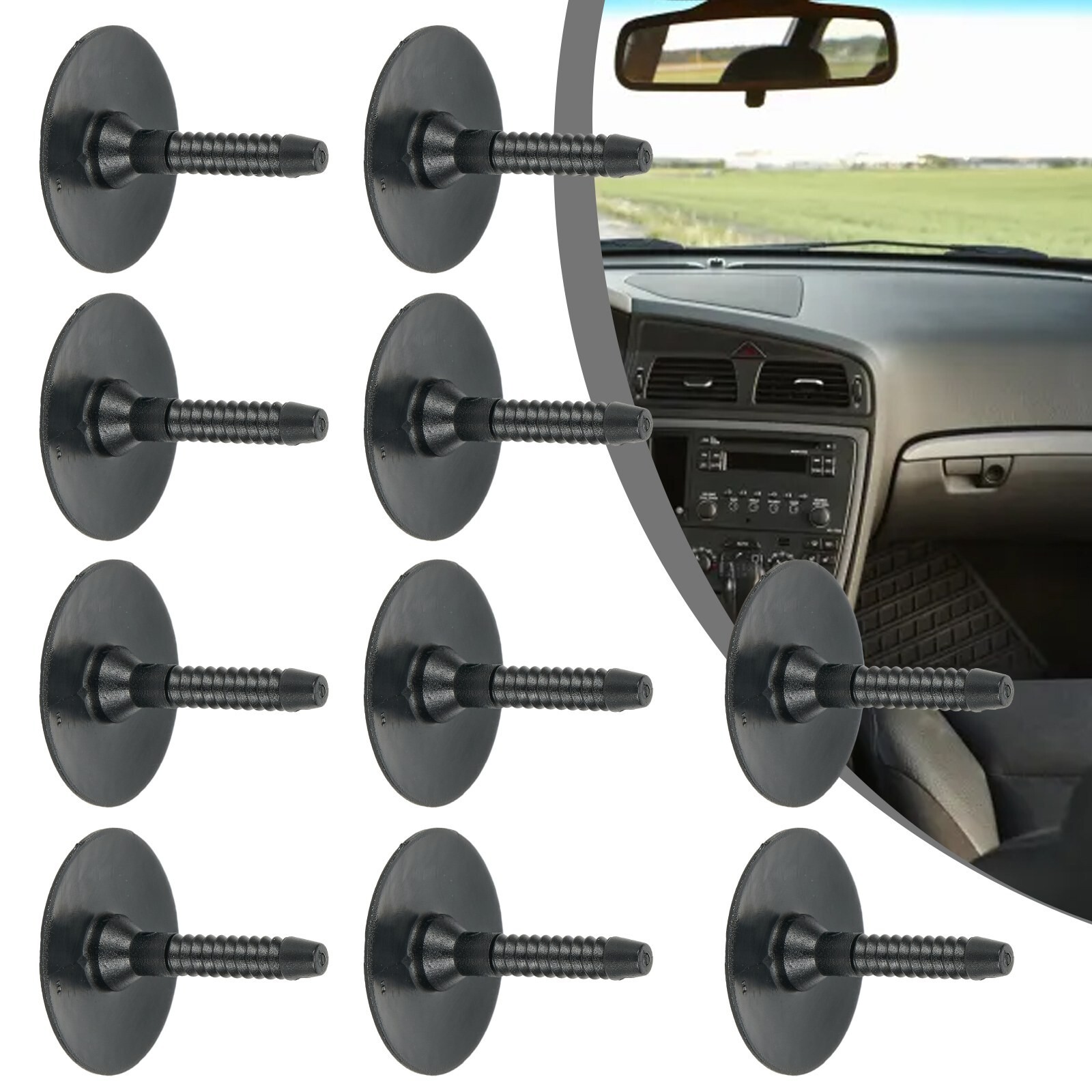 Pack of 10 High Quality Plastic Clips for 3 Series Side Skirt and Undertray