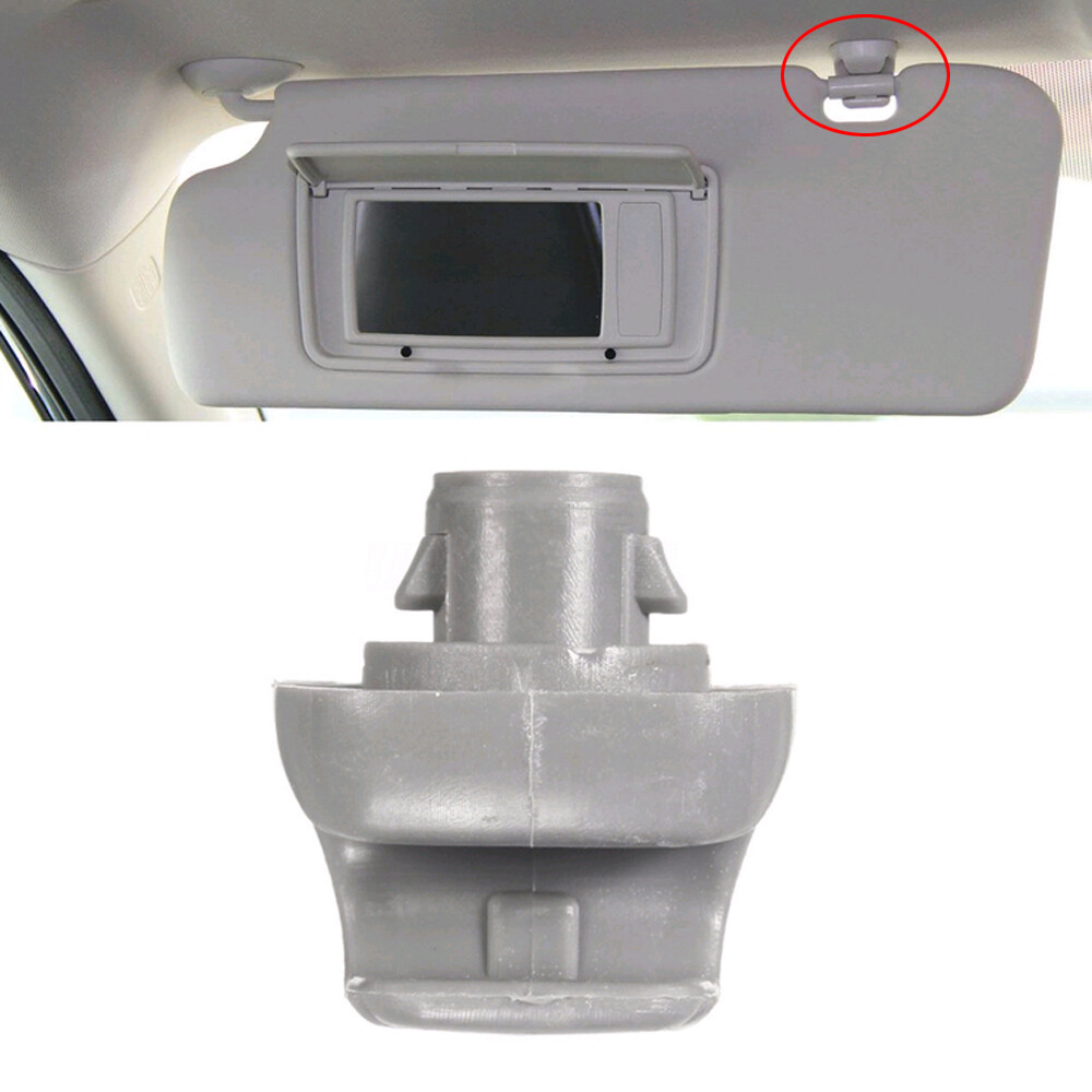 Gray Sun Visor Clip Light Mirror Replacement For Honda Interior Auto Parts 🚗