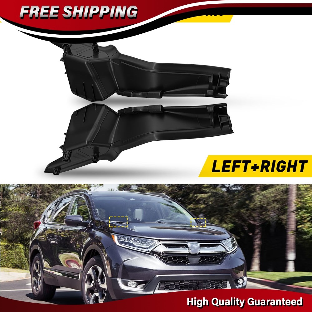 2X Front Left and Right Windshield Wiper Cowl Extension For Honda CRV 2017-2022