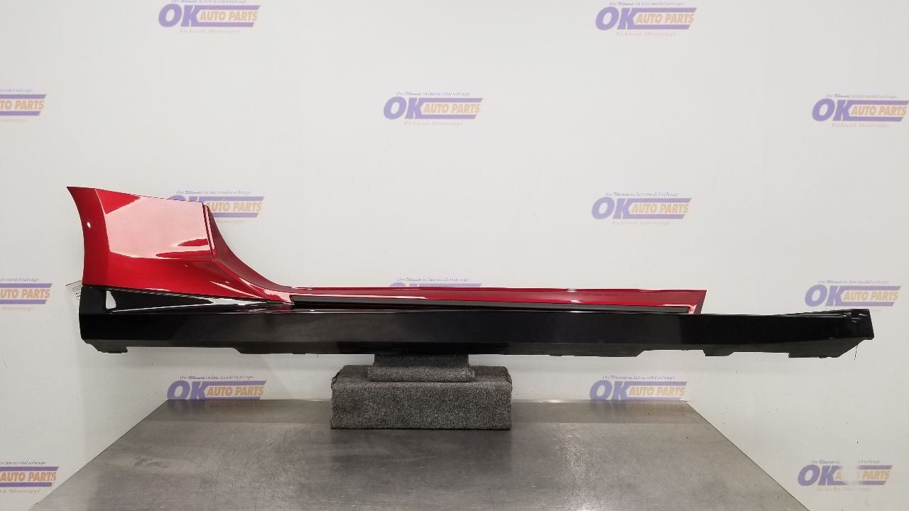 22 CHEVY CAMARO ZL1 COUPE ROCKER PANEL MOLDING SIDE SKIRT RIGHT PASSENGER RED