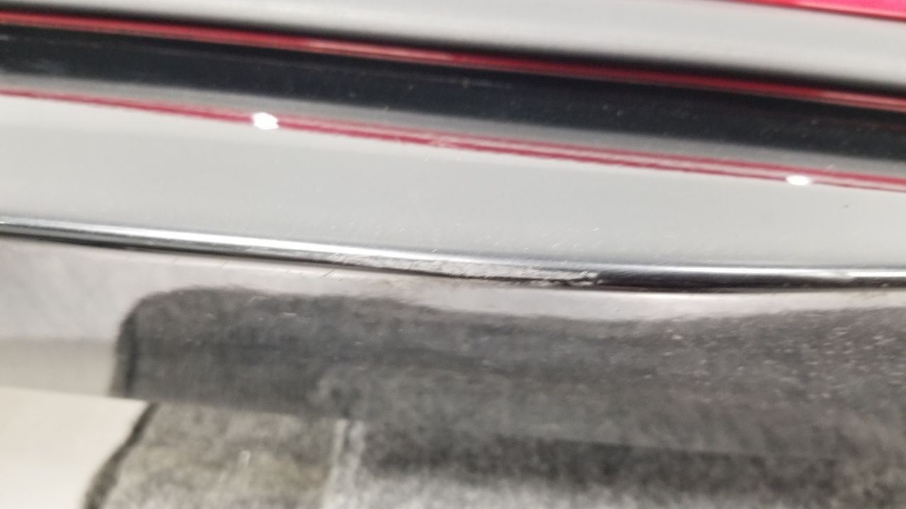 22 CHEVY CAMARO ZL1 COUPE ROCKER PANEL MOLDING SIDE SKIRT RIGHT PASSENGER RED