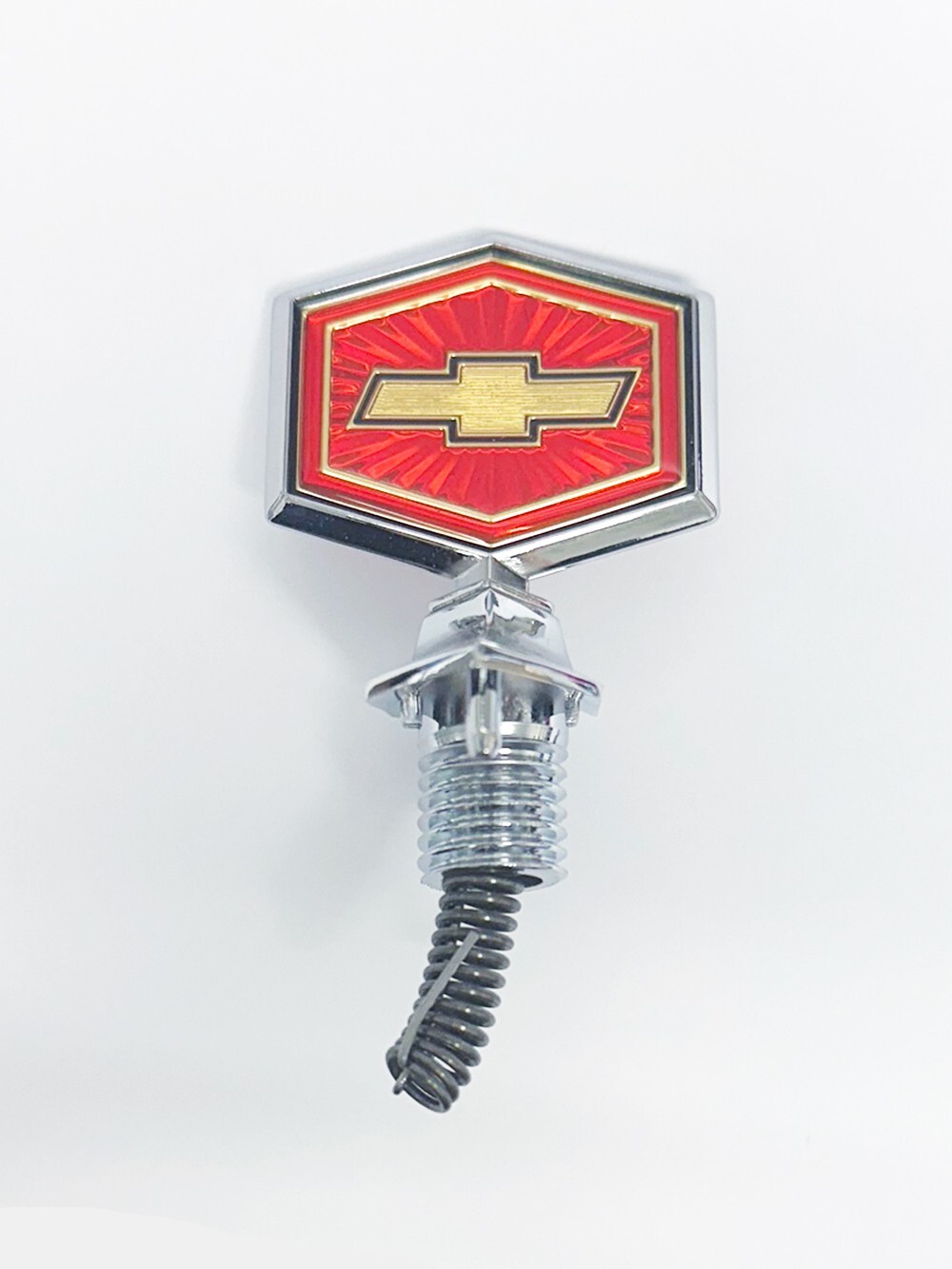 1980-87 El Camino 1981-1983 Malibu Stand Up Hood Ornament Emblem Repro with HDW