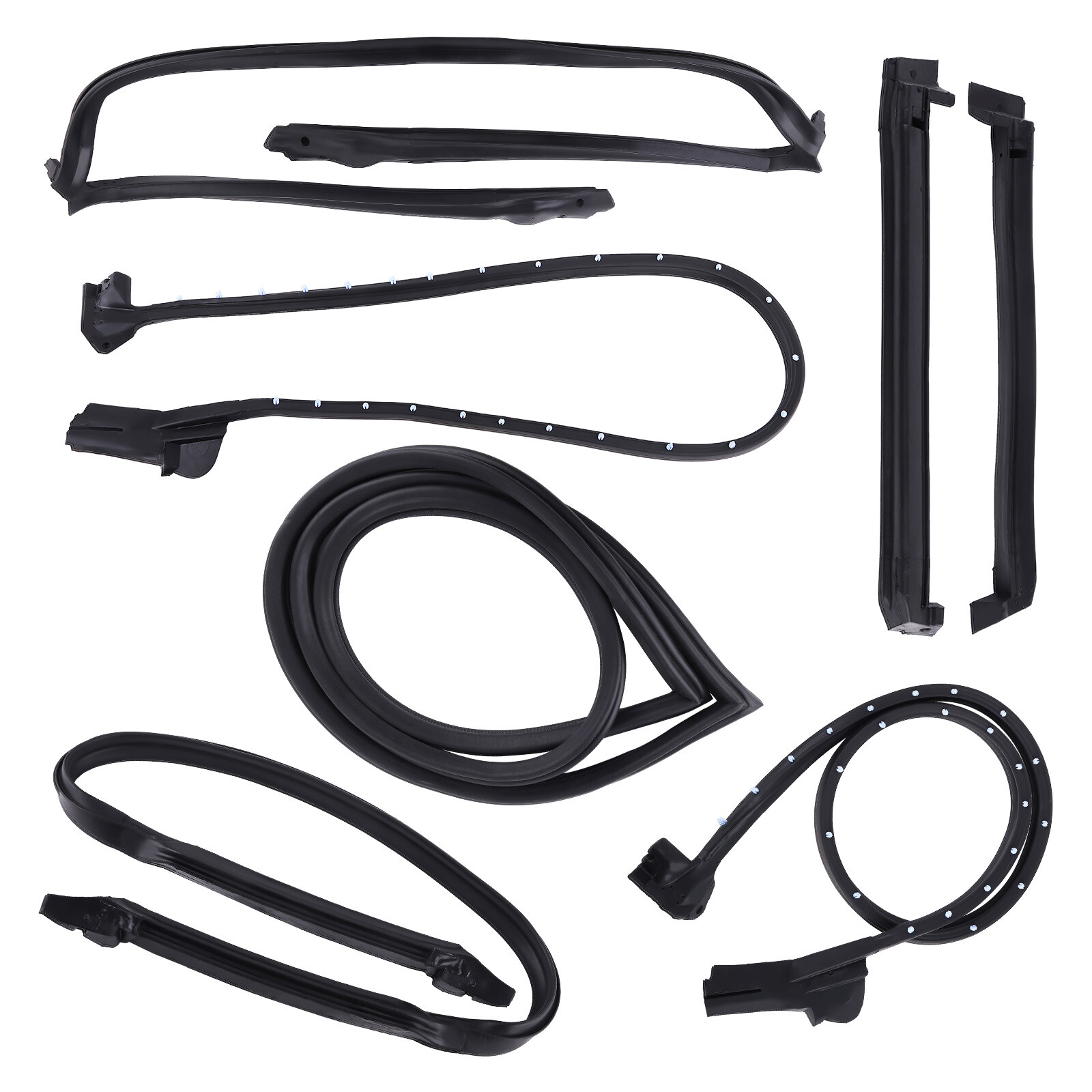 Weather Strip Seal Full Weatherstrip for Chevy Corvette C4 1990-1996 9096GGW