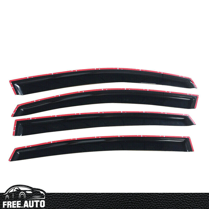For 12-16 Subaru Impreza Window Visor Vent Sun Rain Deflector Guard 4PCS Set