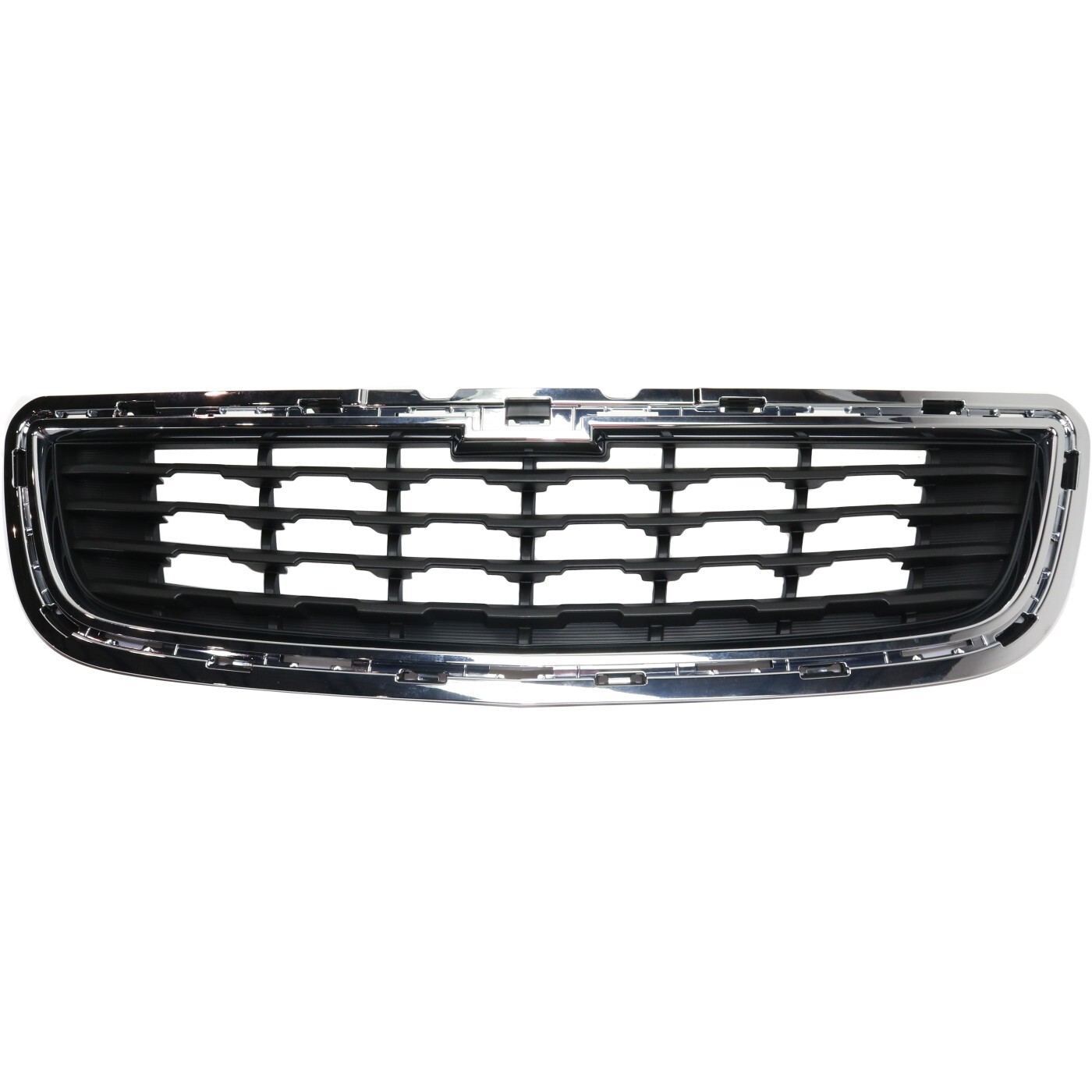 Grille For 2013 2014 2016 Chevrolet Trax Lower Chrome Shell with Black Insert