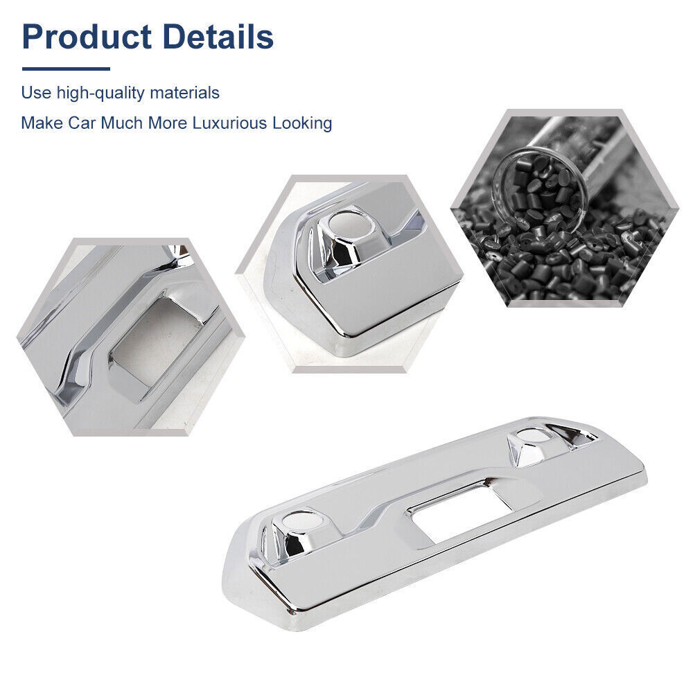 Chrome Tailgate Handle Cover Trim For Chevy Silverado/GMC Sierra 22+ Accessories