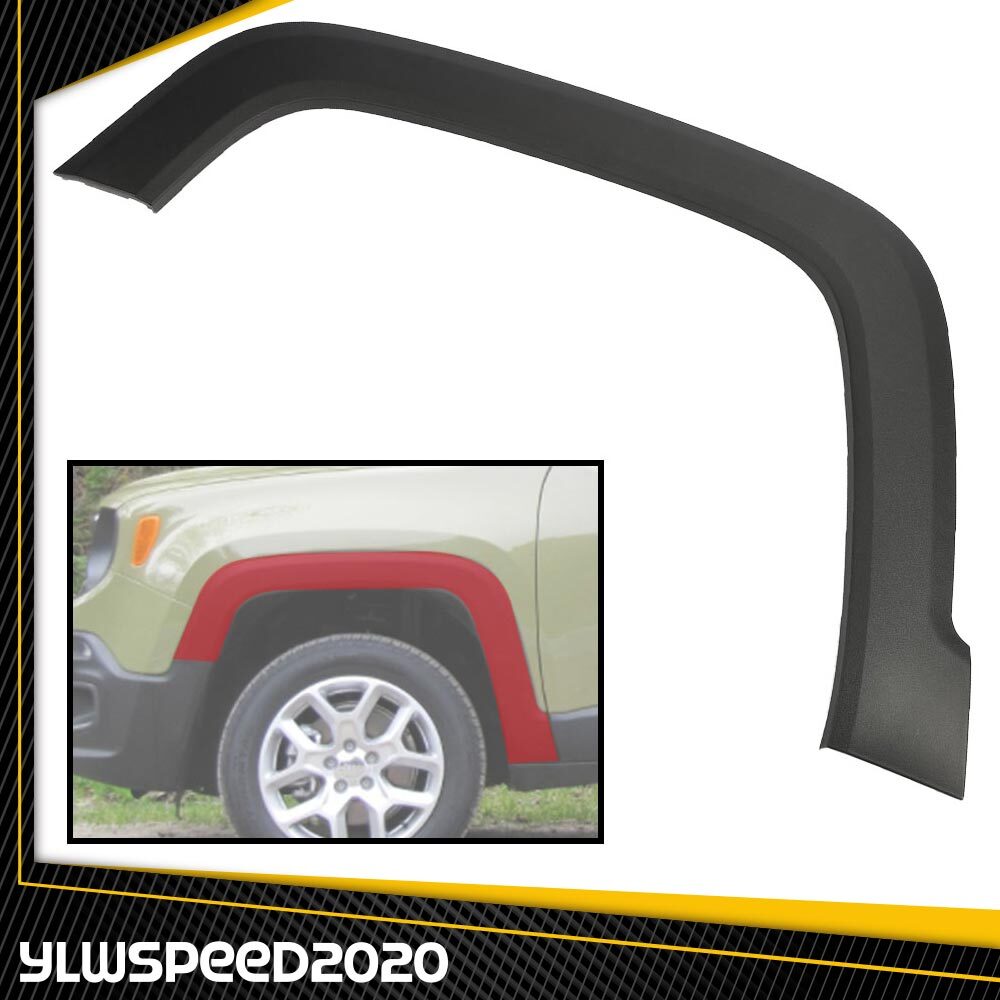Fit For 2015-2021 Jeep Renegade Front Left Driver Side Wheel Fender Flares Black