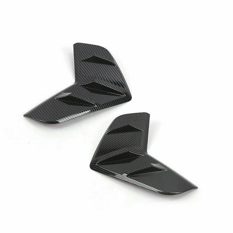 For Toyota Rav4 2019-25 Carbon Fiber ABS Front Fog Lamp Light Panel Cover Trims