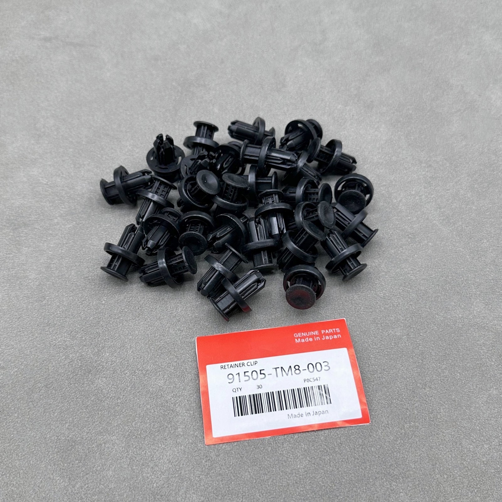 NEW!!! 30PCS OEM FOR HONDA BUMPER / UNDER COVER RETAINER CLIP 91505-TM8-003 USA