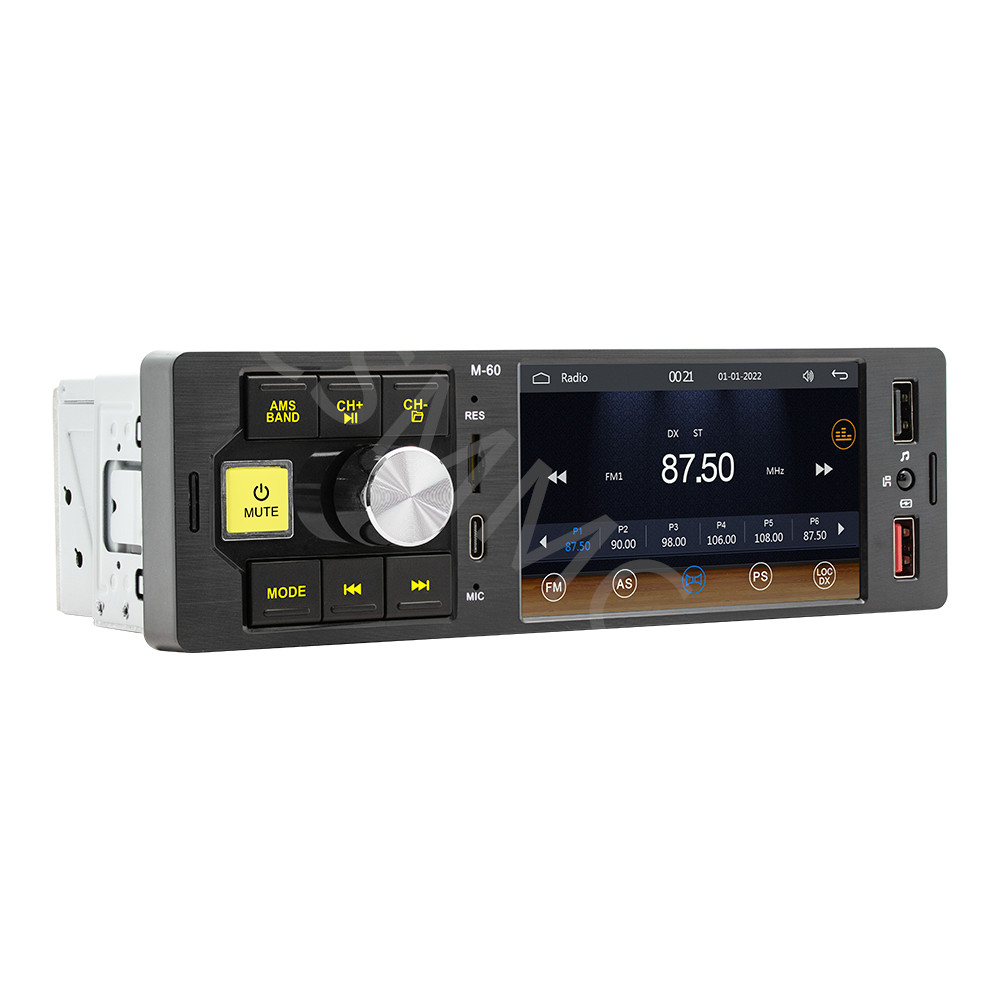 4.1in Car Radio Stereo Bluetooth Single 1Din CarPlay Android Auto TF/AUX/USB/FM