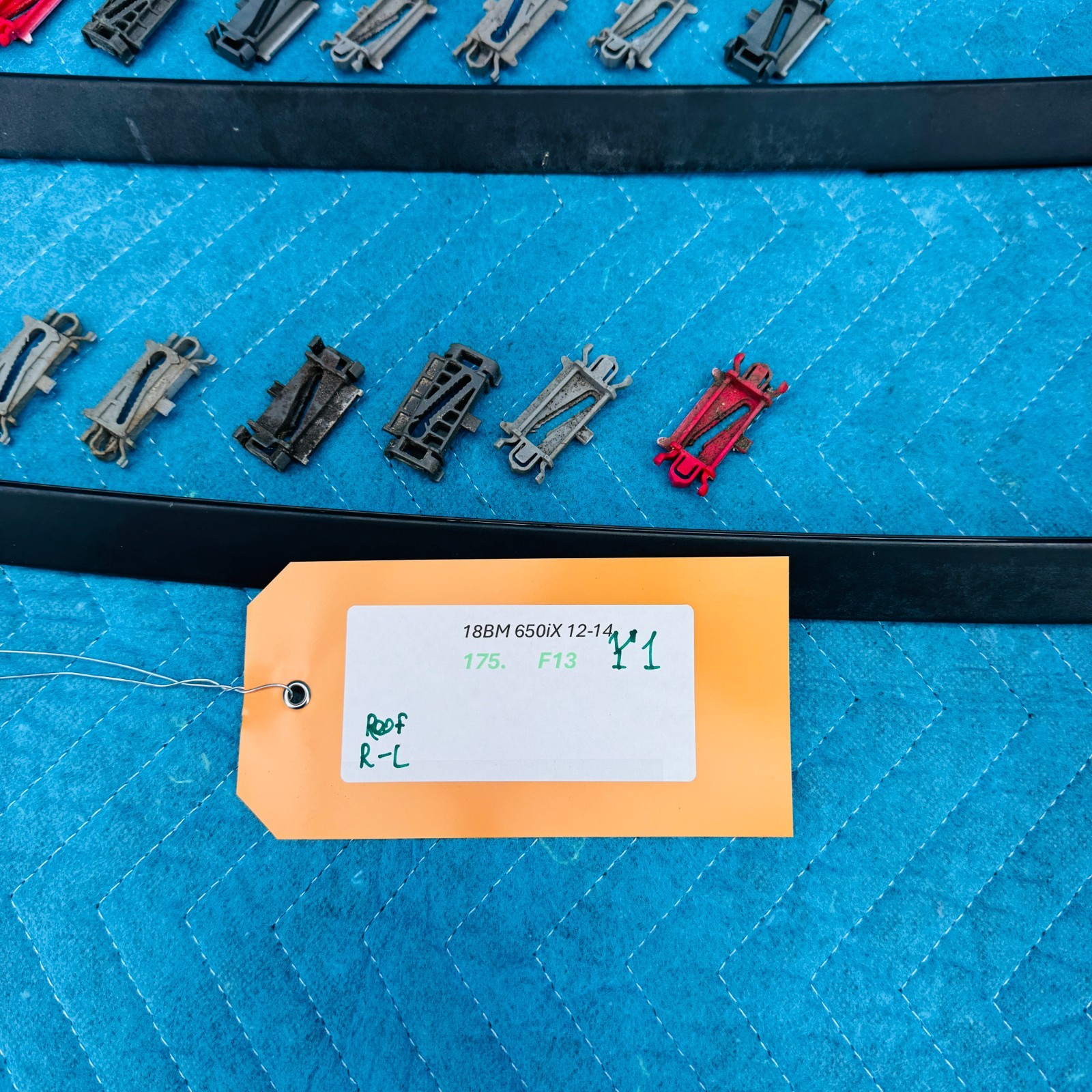 2012–2017 BMW 650i Roof Molding Trim Set Left & Right OEM 722735305 / 722735405