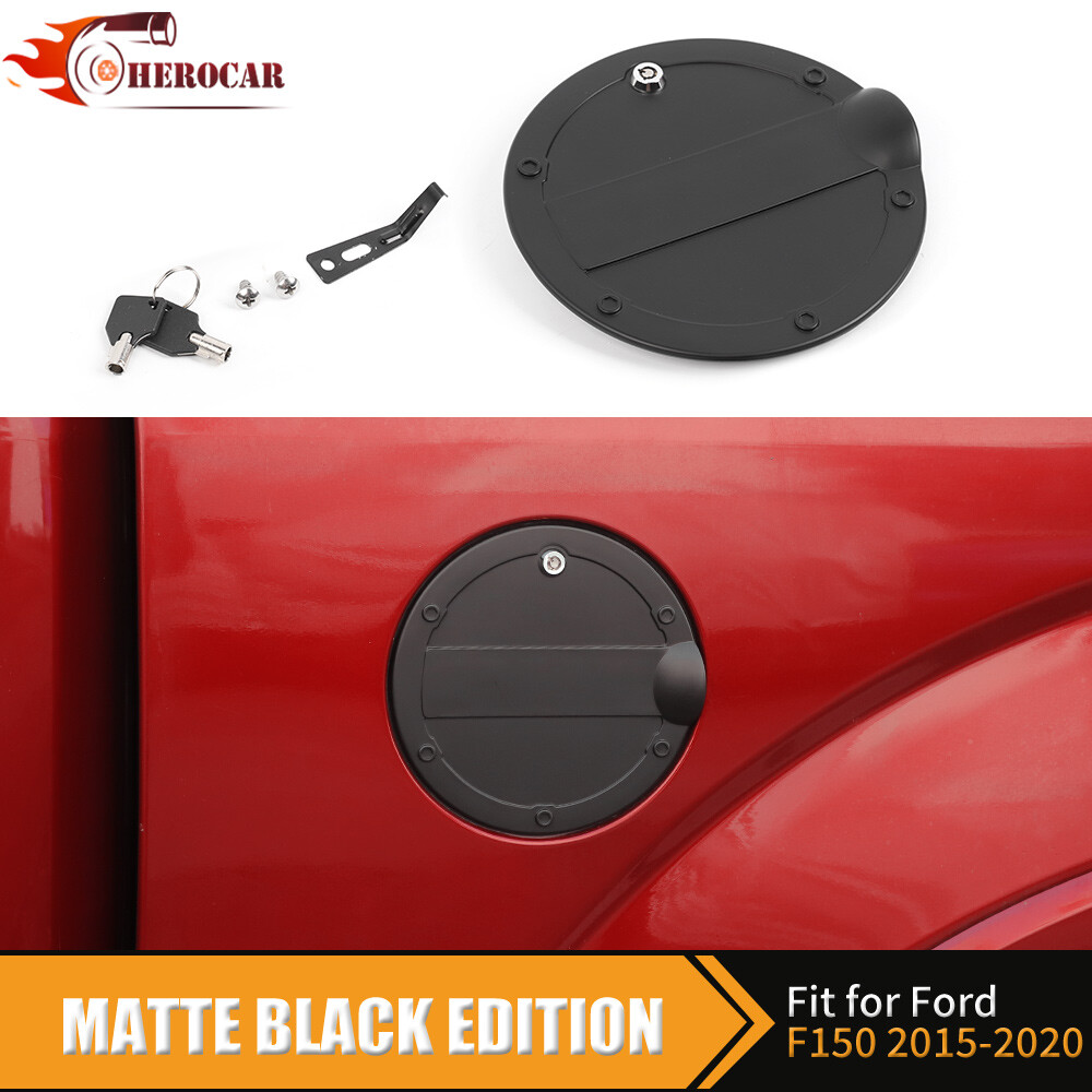 Fuel Tank Cap Cover Fuel Filler Door Locking Gas Cap w/key For Ford F150 2015-20