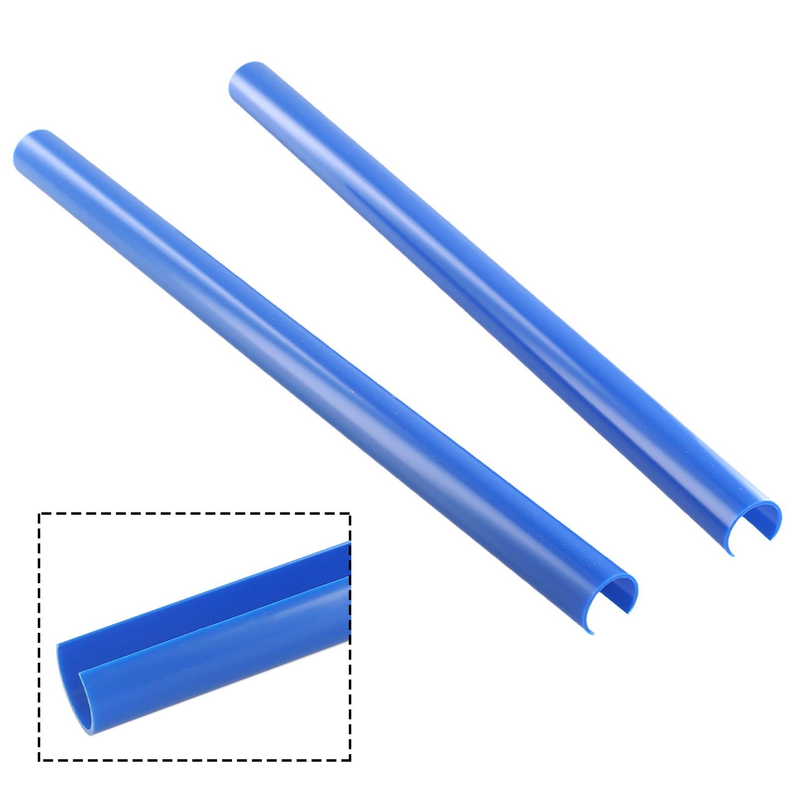 Quick and Simple Installation Blue Front Grille Trim Strips for E60 2 Pcs