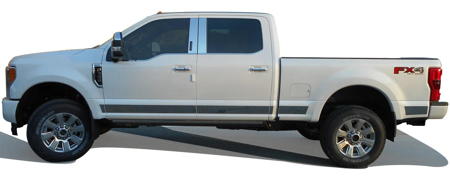 SS Window Sill Trim 4Pc Fits 2017-2022 Ford Super Duty WS57323 QAA