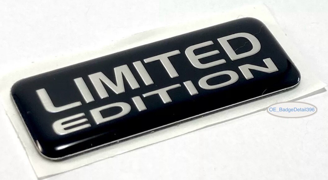 OEM 02-04 LIMITED EDITION DOOR BADGE FOR JEEP LIBERTY ORIGINAL BACKING NOS