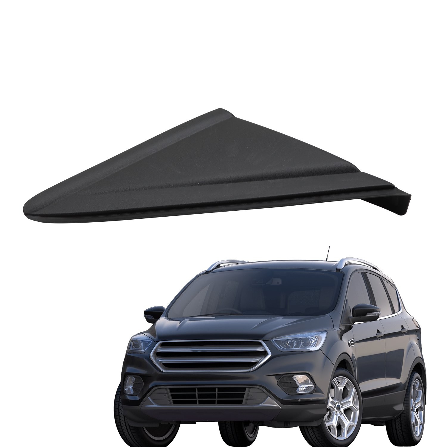 For Ford Escape Right 2013-2019 Side Rearview Mirror Triangle Molding Cover Trim