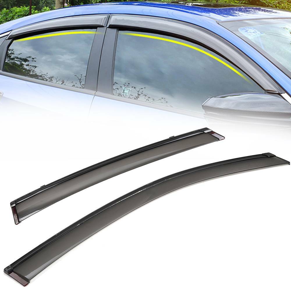 For 2016-2021 Honda Civic Sedan JDM 3D Style Tinted Window Visor Rain Guard