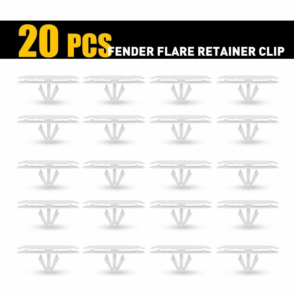 20pc Full Fender Flare Hardware Clip Mounting Kit For 2018-20 Jeep Wrangler JL U