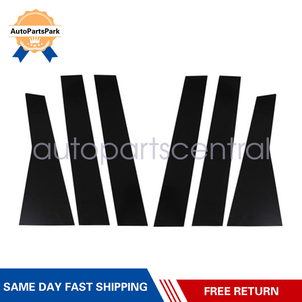 Black pillar posts set door trim piano cover kit Fit For Honda cr-v crv 2017-22