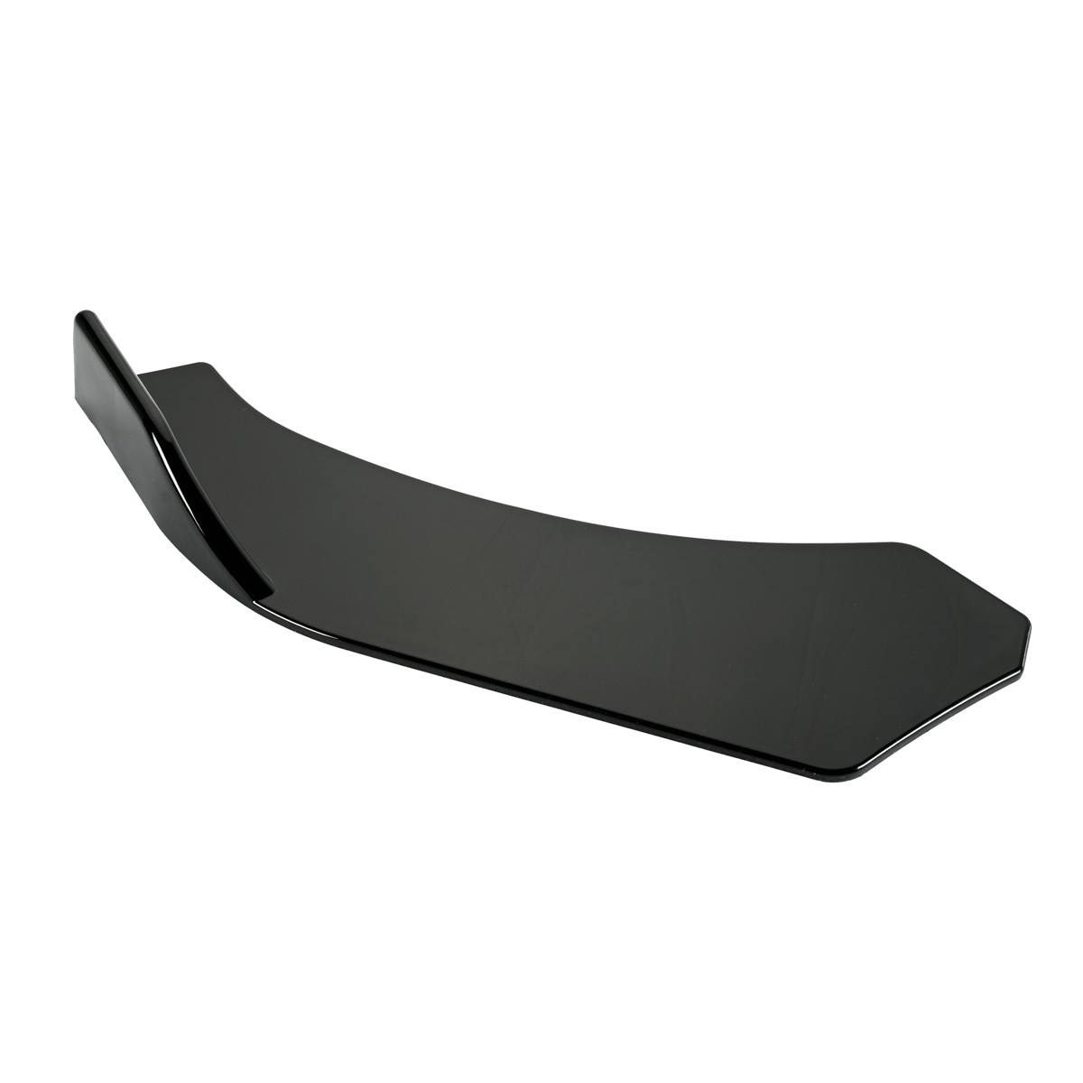 Glossy Black Front Bumper Lip Splitter Chin For Infiniti Q50 Luxe Base 2018-2024